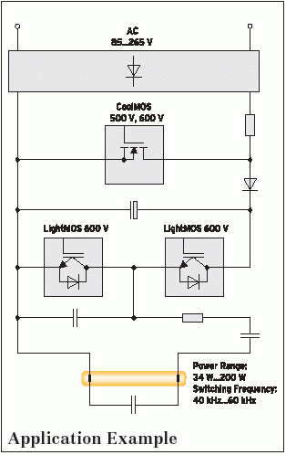 LightMOS Ilx03N60. Пример применения